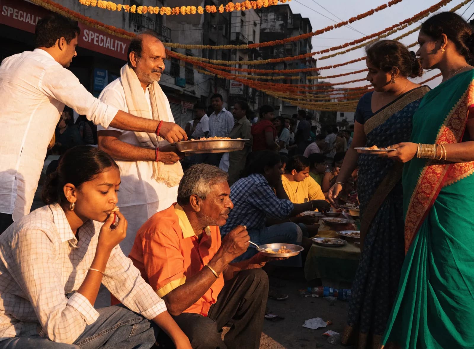 A community festival gathering